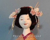 Geisha Costume Pattern for 16 inch cloth doll