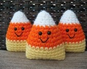 Crochet Candy Corn, Set of 3 - IdenticalSAM