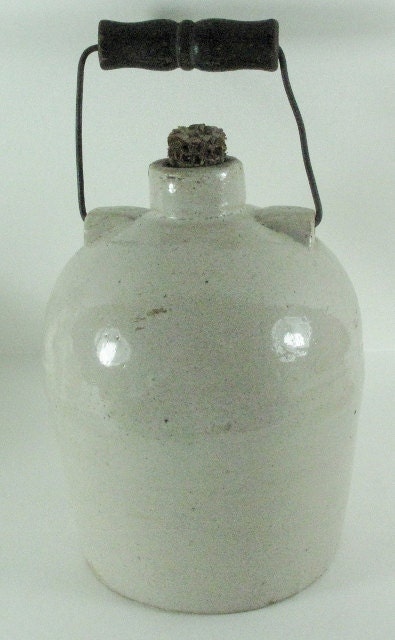 Old Maple Syrup Jug with Corn Cob Cork