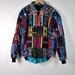Guatemalan bomber Jacket, 1990's, woven, hip hop, grunge, L - XL