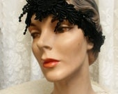 lace headband - Isn't She Captivating - black stretch lace
