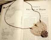 lace necklace -FIONA- ecru