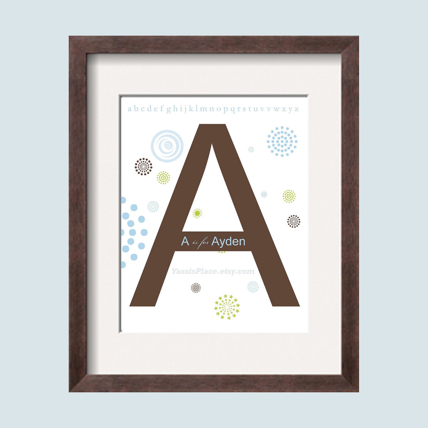 Items similar to Personalized Name Art Print 8x10 on Etsy