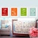 You Are My Sunshine Prints - with Birds 4 pc Set 11x14 in  Customize your colors by YassisPlace