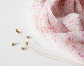 BIG SALE Cream Flowers Loop Circle Scarf infinity