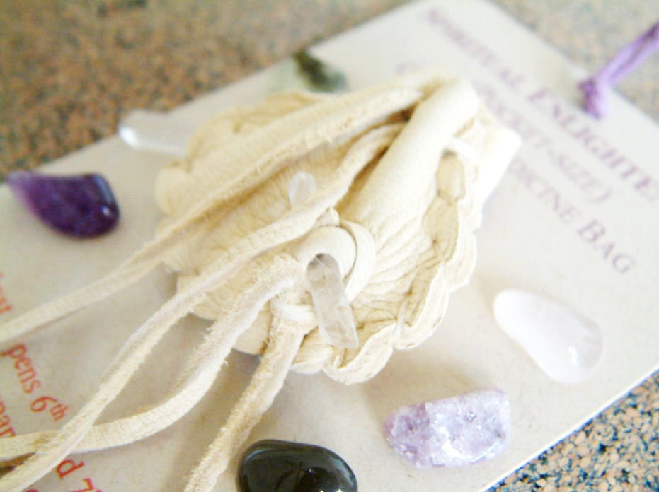 Spiritual Enlightenment Crystal Medicine Bag