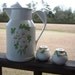 Rare Metlox Sculptured Daisy Pitcher Circa 1964