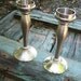 Online Vintage Set of Pewter Candle Sticks