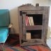 BREGMAN custom handmade reclaimed wood Bookcase Wine Rack Record Cabinet Case