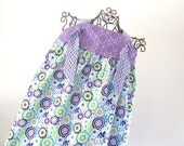 Girls Purple Knot Dress - Available in Sizes 12 mo, 2T, 3T, 4, 5 and 6