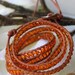 SALE Orange Crystal Wrap