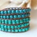 Beautiful Turquoise Wrap Bracelet Chan Luu Style
