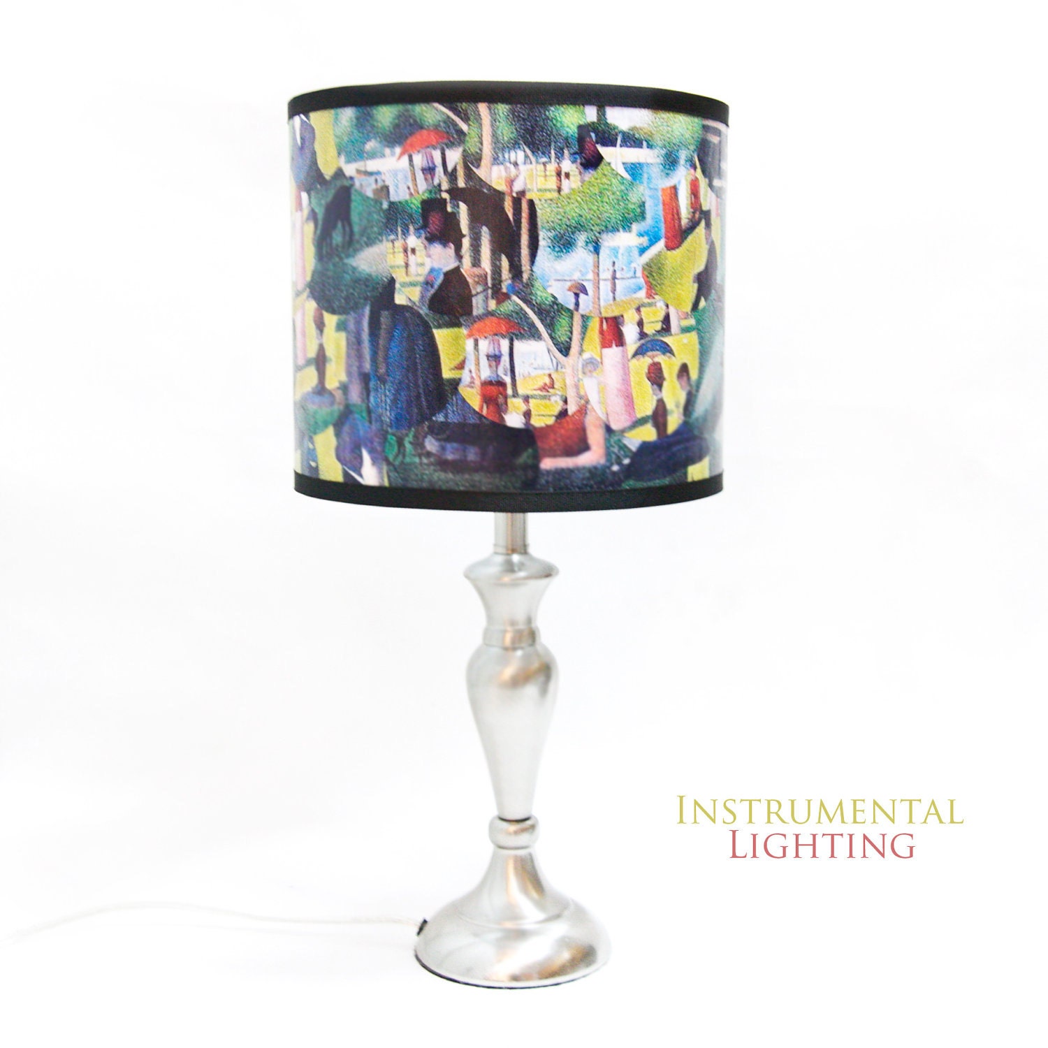 A Sunday Afternoon on the Island of La Grande Jatte Drum Lamp Shade