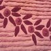 Chenille Spread, Dusty Rose Pink & Plum Trim, Queen/Full Size, Treasury Item