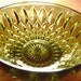 Green Indiana Glass Mount Vernon Pattern Bowl