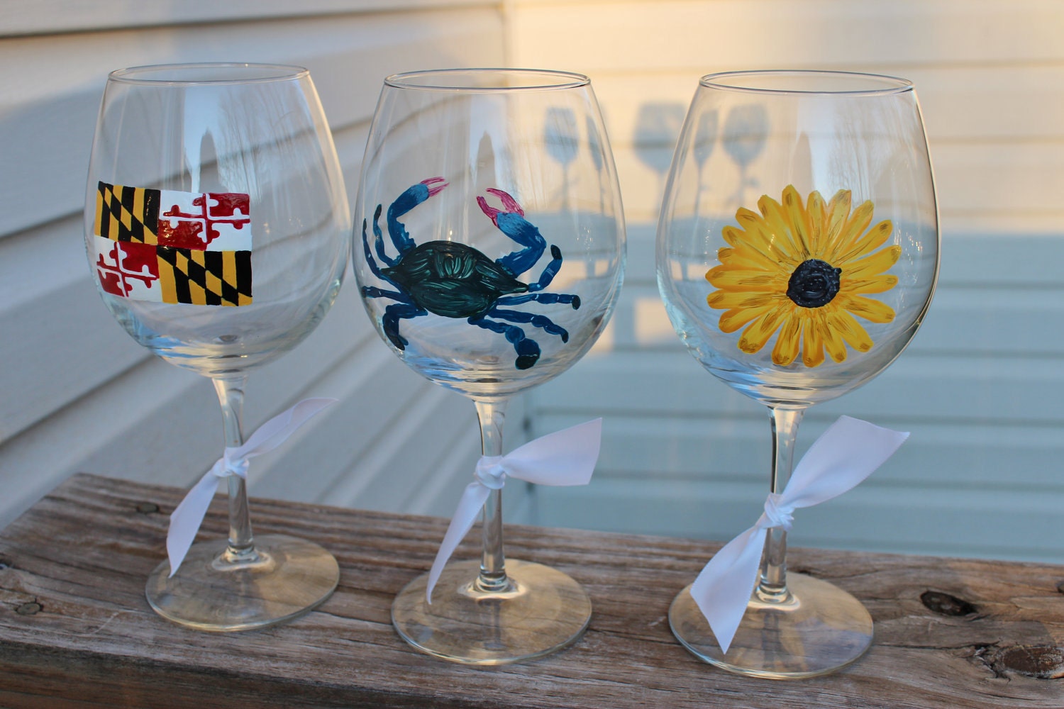 Set of 6 Maryland wineglasses