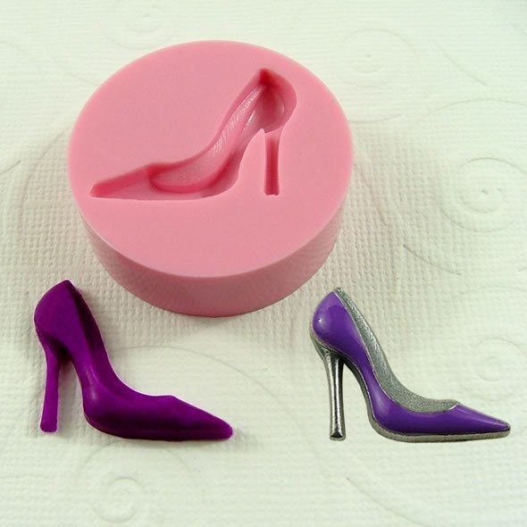 High Heel Shoe Flexible Mini MoldMould 25mm for by MoldMuse
