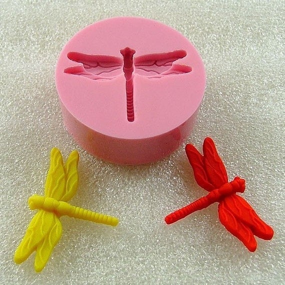 Dragonfly Flexible Mold Mould 21mm For Fondant Chocolate