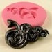 Large Snake Flexible Silicone Mold/Mould (67mm) for Crafts, Jewelry, Scrapbooking, (wax, soap, resin, paper, pmc, polymer clay) (221)