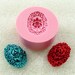 Filigree Rose Oval Cabochon  Flexible Mini Mold/Mould (24mm) for Crafts, Jewelry, Scrapbooking   (resin,  pmc,  polymer clay) (123)