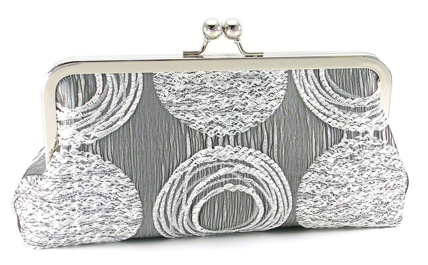 Silver Clutch Handbag by BagBoy - BagBoy