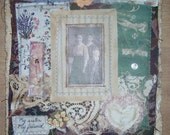 My Sister, My Friend: mixed media wall hanging