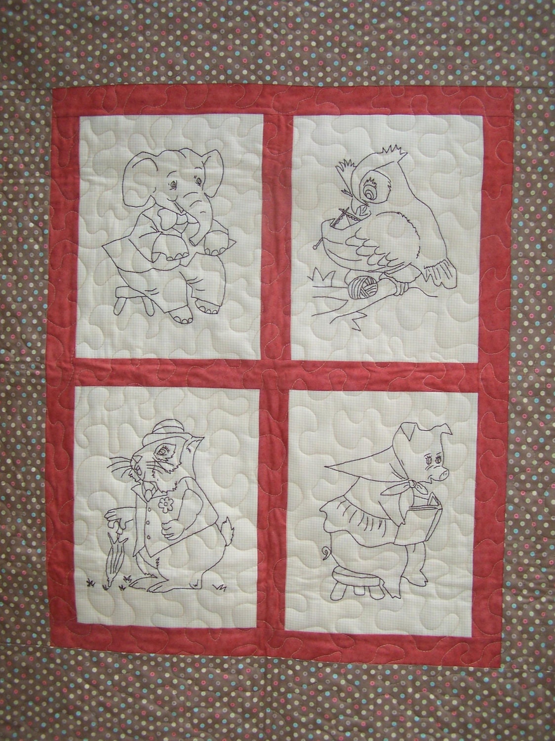 Baby Quilt Embroidery