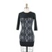 SALE Black and white geometric print dress Size Large