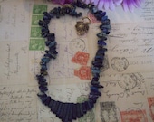 Lapis Chip Necklace