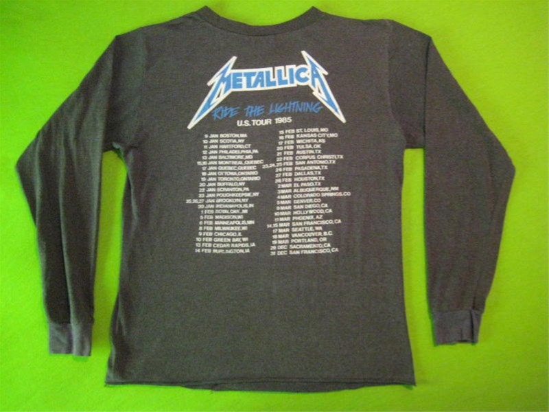 Original METALLICA vintage 1983 TOUR SHIRT
