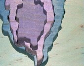 Petrified Forest, Near Teds Wash, Acrylic on Birch Plywood