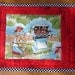 Aussie BBQ Mug Rugs Red Black (PAIR)