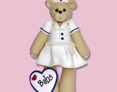 Belly  Bear Nurse Personalized Ornament