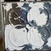 Genuine Antique Ceiling Tile -- 12" x 12" -- White Paint and Bare Metal with a Pretty Design