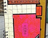 Clue upcycled, recycled notebook / journal