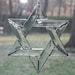 Beveled Stained Glass Star of David
