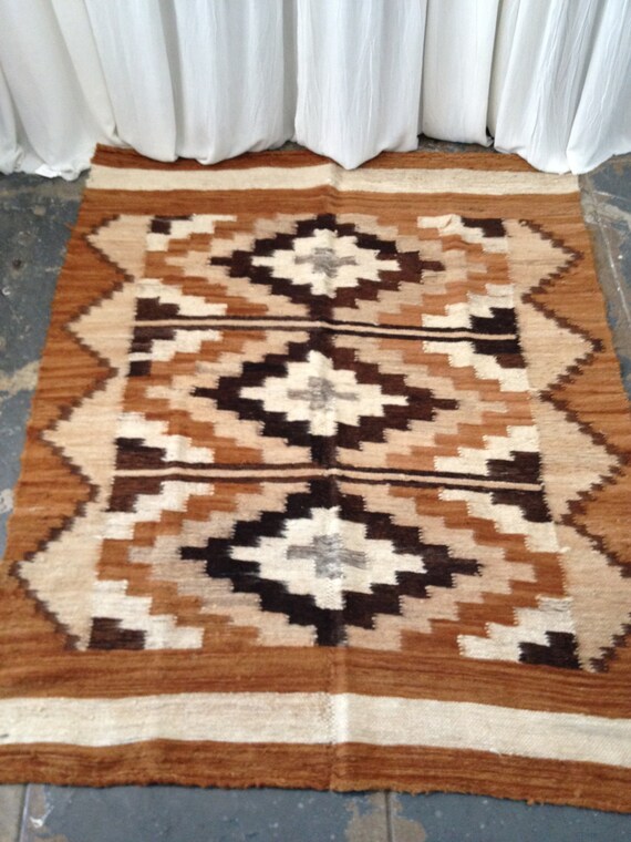 Amazing Vintage Peruvian Wool Rug with by HolyHolyVintage on Etsy