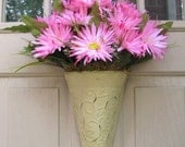 Spring Wreath, Spring Daisy Wreath, Pink Wreath, Daisy Door Wreath Alternative, Spring Flower Wreath