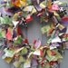 Summer Fun Fabric Rag Wreath