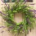 Front Door Wreath - Heather in Bloom XL - Lavender Wreath - Spring Door Decoration