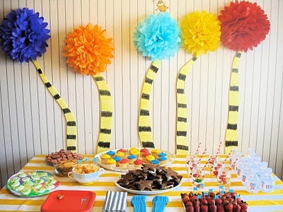 Tissue pompoms ... 10 Poms - Budget Diy Craft Kit Il_570xn