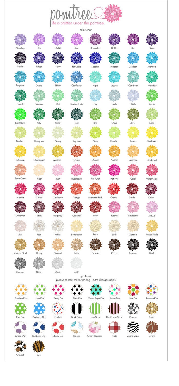 Valentine's Day decorations - 12 pomwheels ... pick your colors.