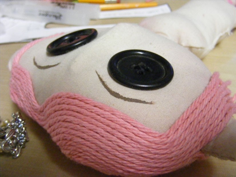 Coraline Doll Pattern - Make Your Own Little Me - as seen in STUFFED Magazine