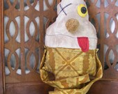 I. Scream - Modern Vintage Ice Cream Rag Doll