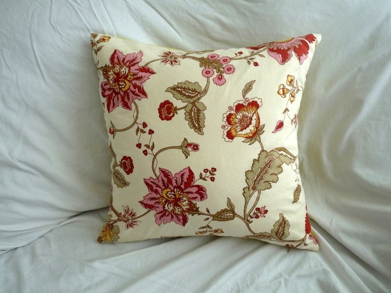 18 x 18 inch pillow cover with zipper closure