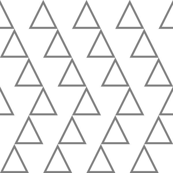 White Home decor  fabric -(27"x18" )  Fat Quarter- "Dancing Triangles" ships in 10 days