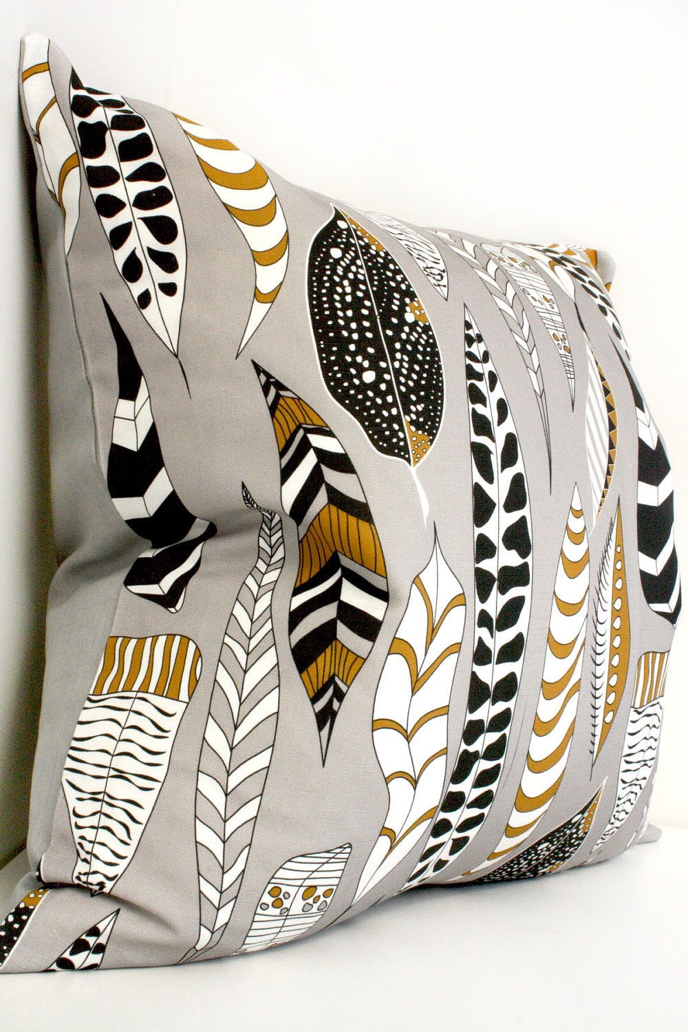 Decorative pillow cover, cushion cover, pillowcase, home gift - 18x18 Grey, Brown, Black- shipping times vary, please inquire