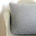 knitted cushion in grey - the PACIFIC COAST knit pillow