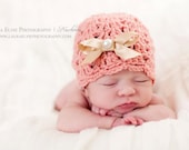 CROCHET PATTERN - Double V scallop hat