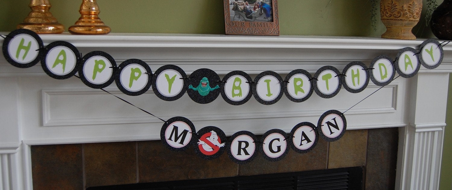 Ghostbusters Themed Birthday Banner
